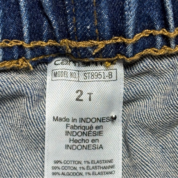Carhartt Jeans 2T Pull On Denim Dark Wash Casual Everyday Stretch Outdoors Pics - Picture 3 of 5